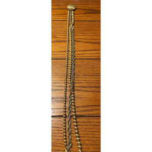 Sara Coventry vintage three strand choker with gorgeous closure piece goldtone
